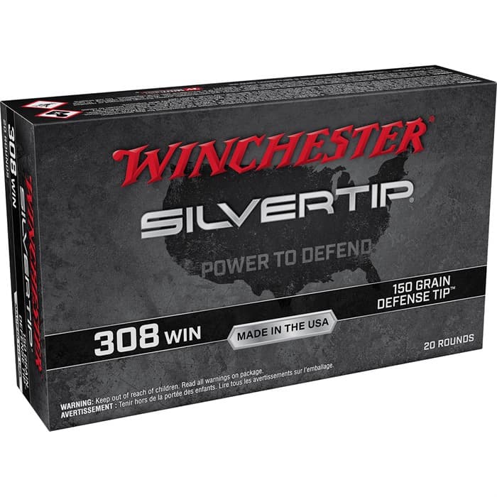 Winchester Silvertip 308 Winchester Polymer Tip 150 Grain 20 Rounds