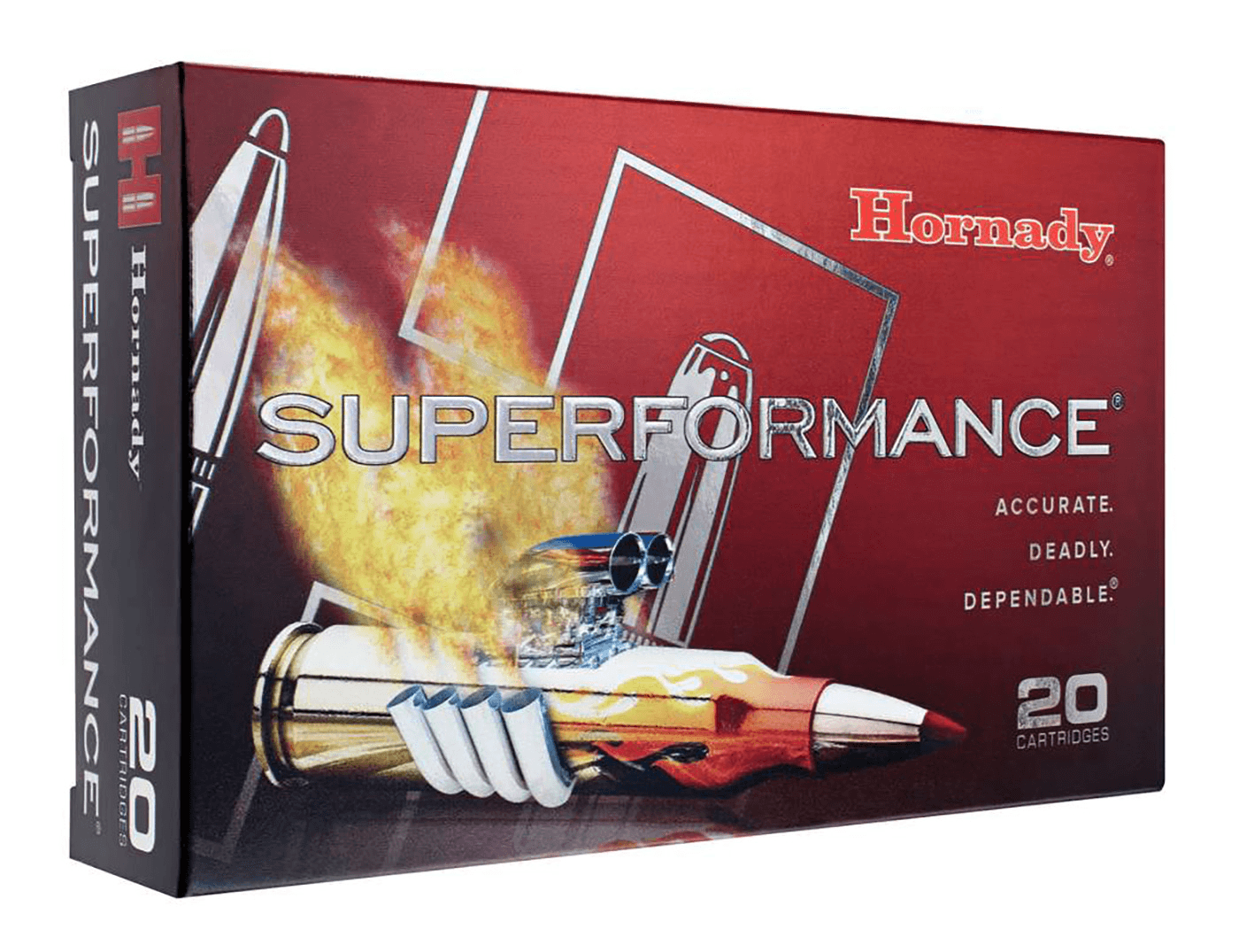 Hornady, Superformance, 223 Remington, Copper Alloy Expanding Bullet, 55 Grain, 20 Rounds