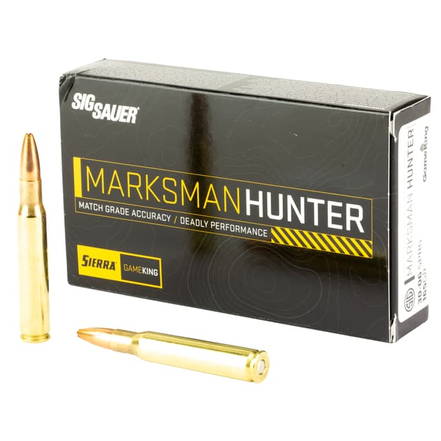 Sig Sauer Marksman Hunter 30-06 Springfield Boat Tail Hollow Point 165 Grain 20 Rounds