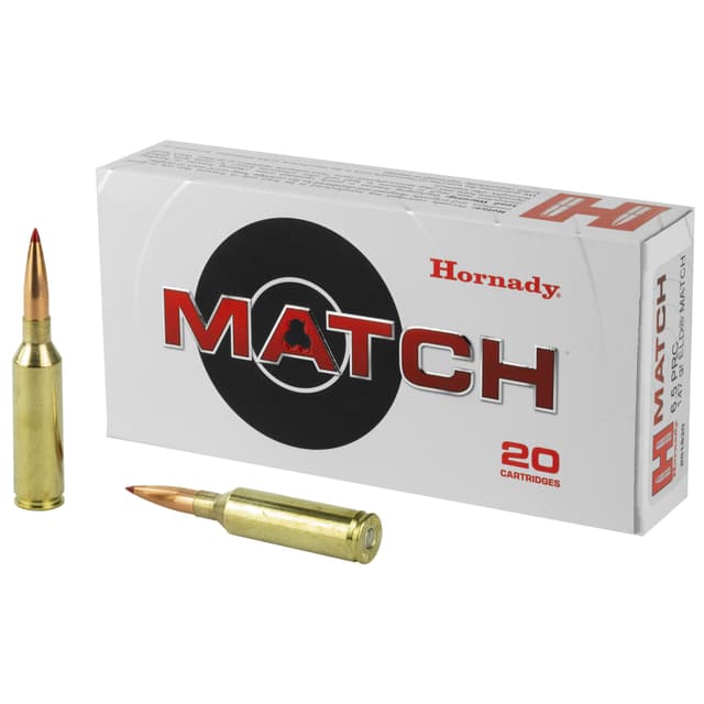 Hornady Match Rifle Ammo 6.5 PRC Eld Match 147 Grain 20 Rounds