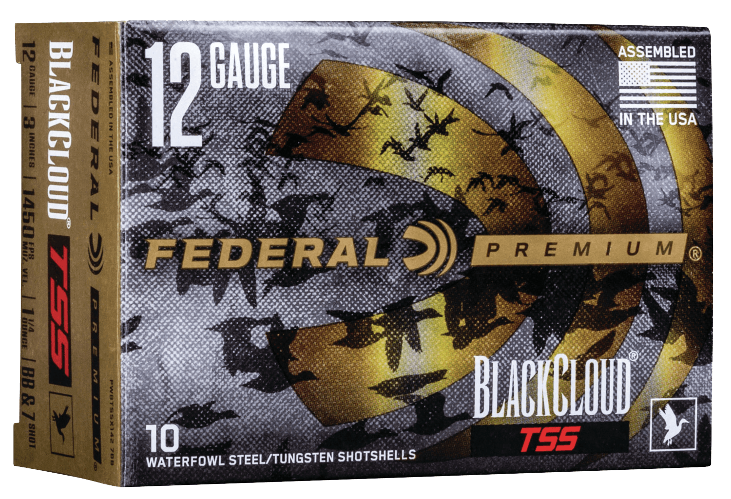 Federal Black Cloud TSS Load 12 Gauge Tungsten Super Shot 1 1/4 Ounce 10 Rounds