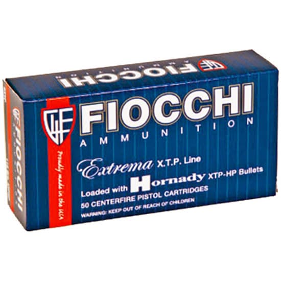 Fiocchi Hyperformance Defense 45 Acp Xtp Hollow Point 200 Grain and 25 Rounds