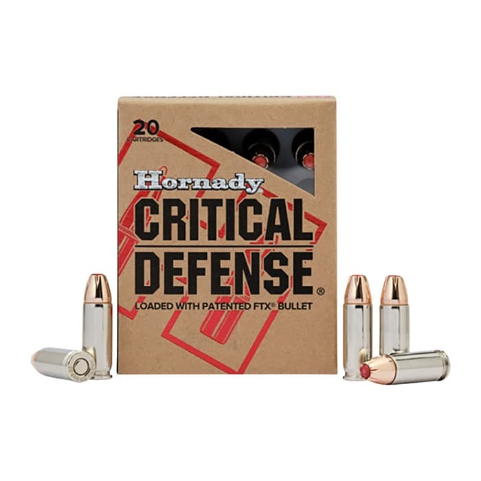 Hornady Critical Defense Pistol Ammo 30 Super Carry 100 gr. FTX CD 20 rd.