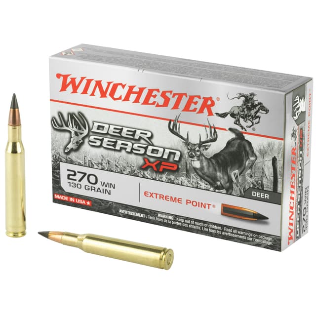 Winchester Deer Season Xp 270 Winchester Extreme Point 130 Grain 20 Rounds