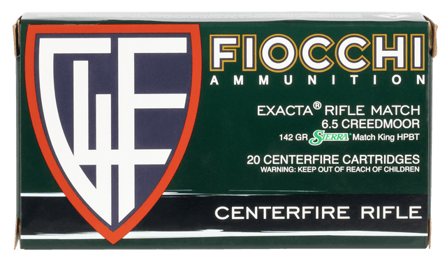 Fiocchi Hyperformance 6.5 Creedmoor Sierra Matchking Bthp 142 Grain 20 Rounds