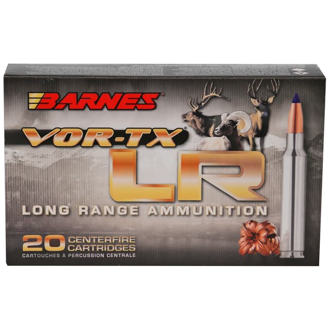 Barnes Bullets VOR-TX Long Range 6.5 Creedmoor LRX Boat Tail 127 Grain 20 Rounds