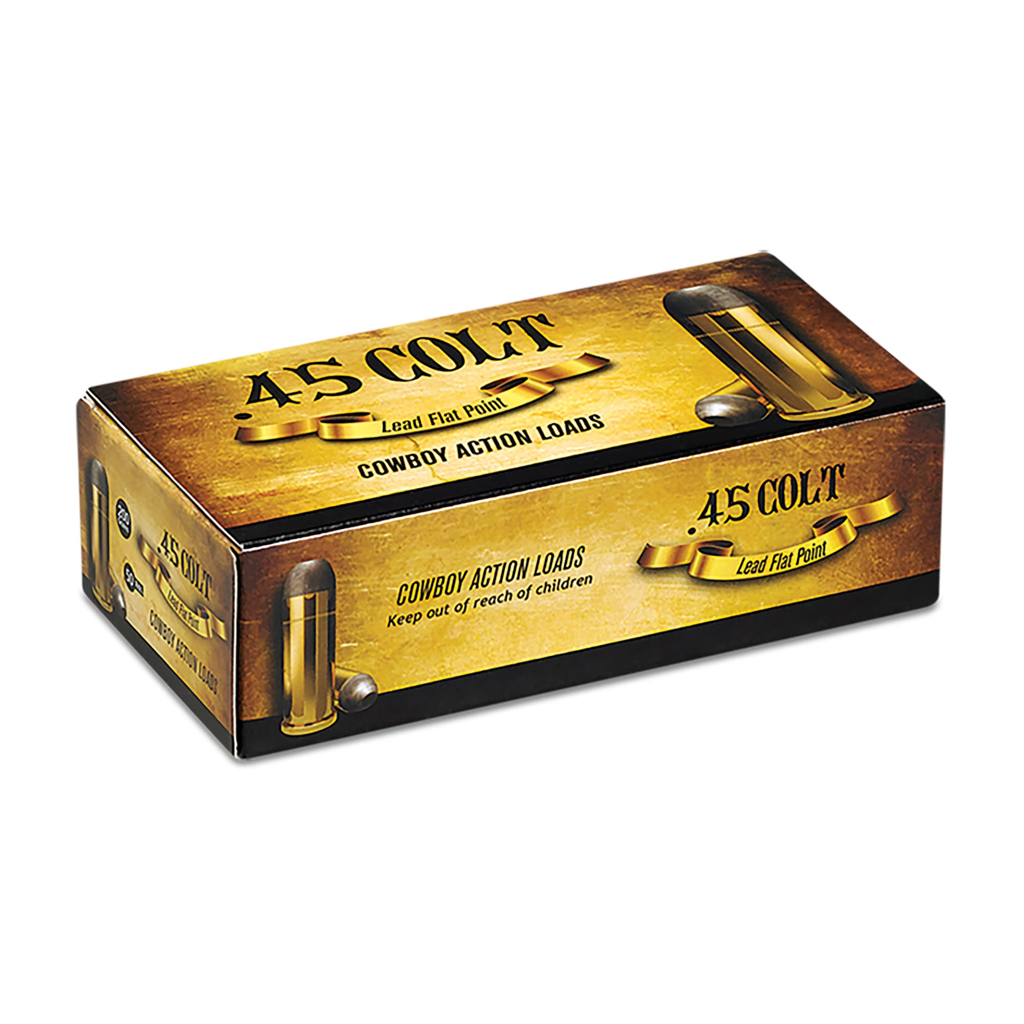 Aguila, Ammunition, 45 Colt, Soft Point, 200 Grain, 50 Rounds