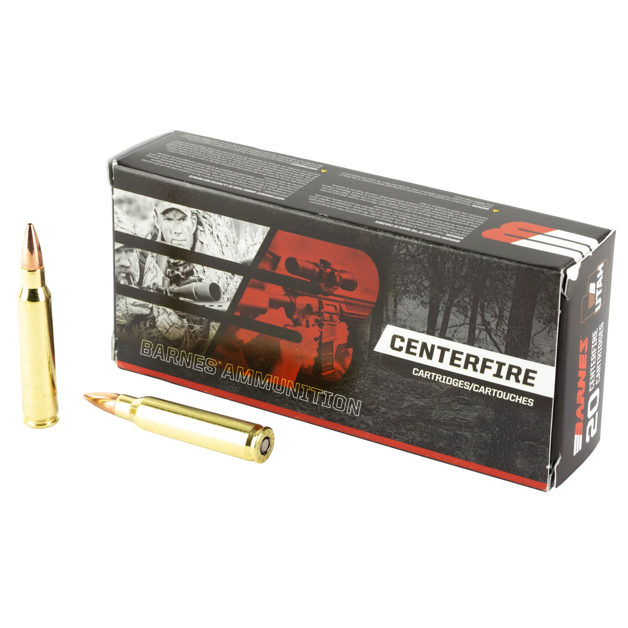 Barnes Bullets 32002 223 Remington Jacketed Hollow Point 55 Grain 20 Rounds