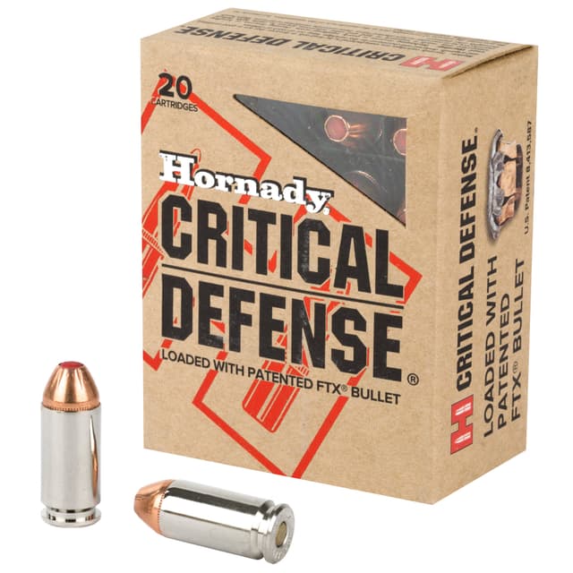 Hornady Critical Defense Pistol Ammo 40 S&W 165 gr. Flex TipeXpanding 20 rd.