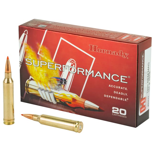 Hornady Superformance 7mm Remington Magnum Super Shock Tip 162 Grain 20 Rounds
