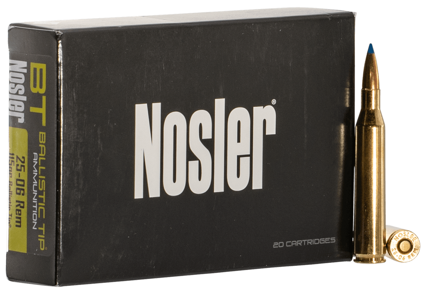 Nosler, Ballistic Tip, 25-06 Remington, Soft Point, 115 Grain, 20 Rounds