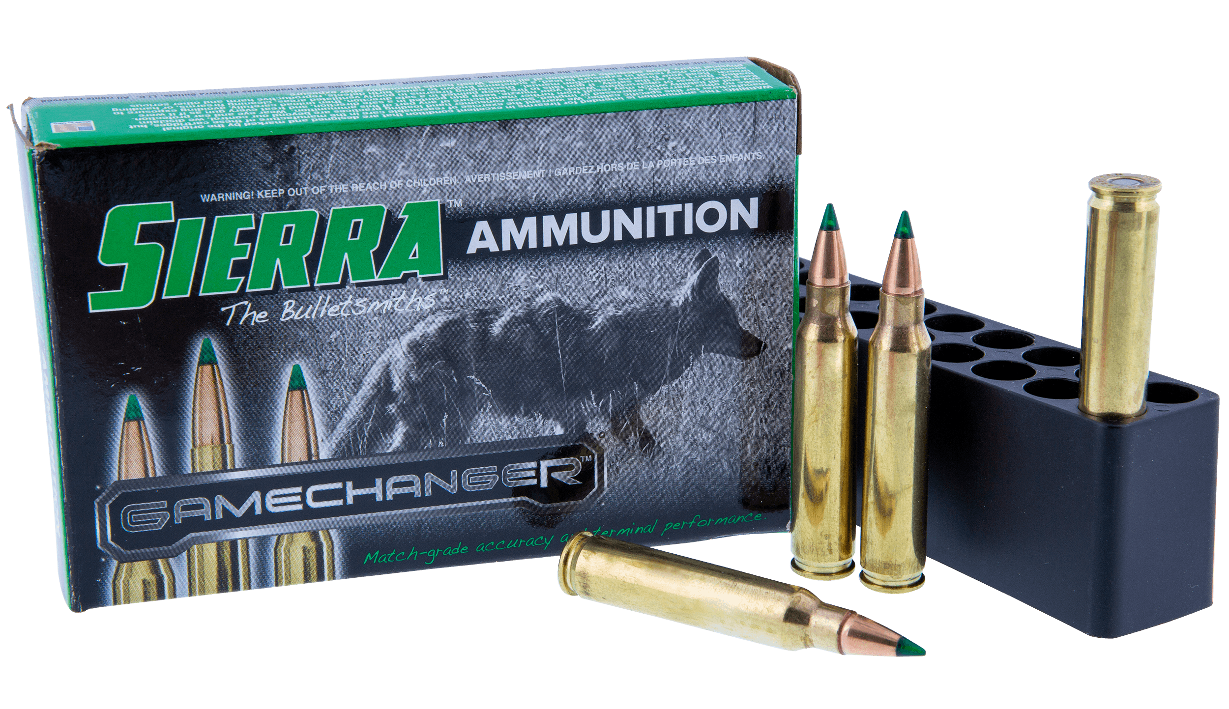 Sierra GameChanger Rifle Ammo 223 Rem. 64 gr. TGK