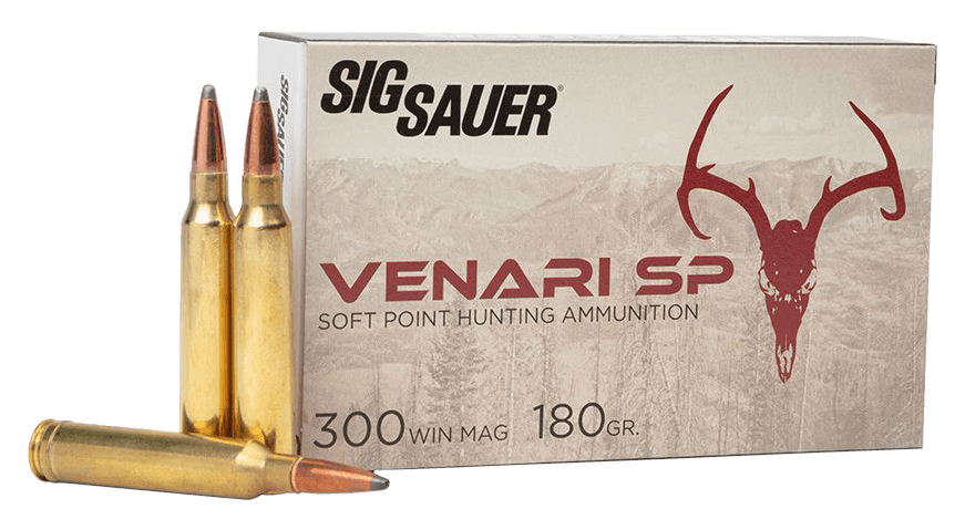 Sig Sauer Venari 300 Winchester Magnum Soft Point 180 Grain 20 Rounds