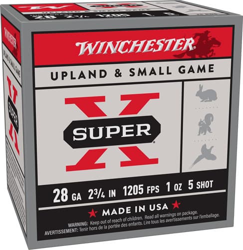 Winchester Super X High Brass Heavy Game Load 28 Gauge Lead 1 oz 25 Rounds