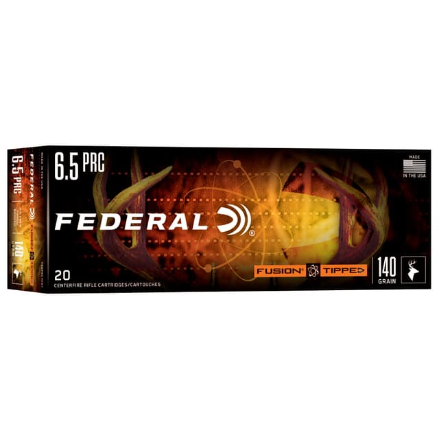 Federal Fusion 6.5 Prc Tipped Fusion 140 Grain 20 Rounds