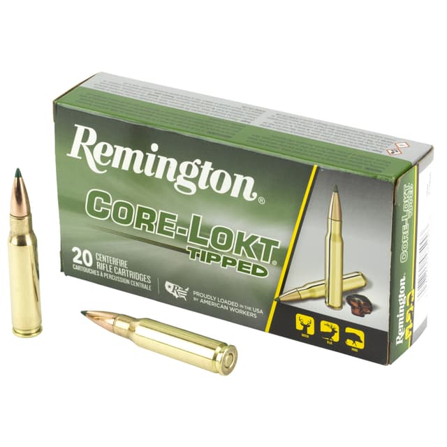 Remington Core-Lokt Tipped 308 Winchester Polymer Tip 165 Grain 20 Rounds