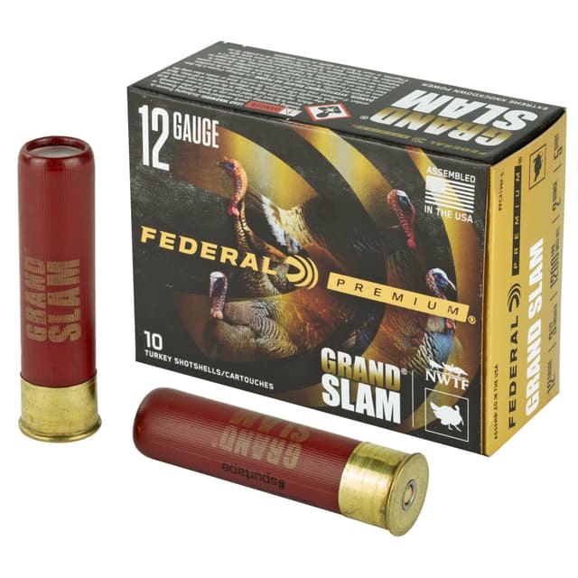 Federal Premium Grandslam Shotgun Ammo 12 ga. 3.5 in. 2 oz. 5 Shot 10 rd.