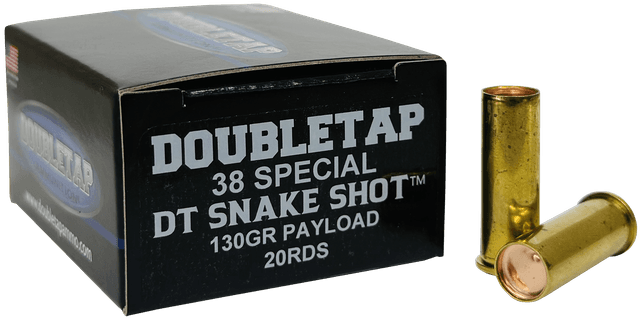 DoubleTap Ammunition 38SPSS2 Snake Shot 38Special 130gr 20 Rounds