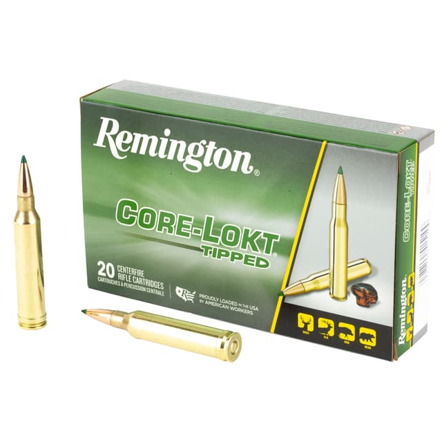 Remington Core-Lokt Tipped 7mm Remington Magnum Polymer Tip 150 Grain 20 Rounds
