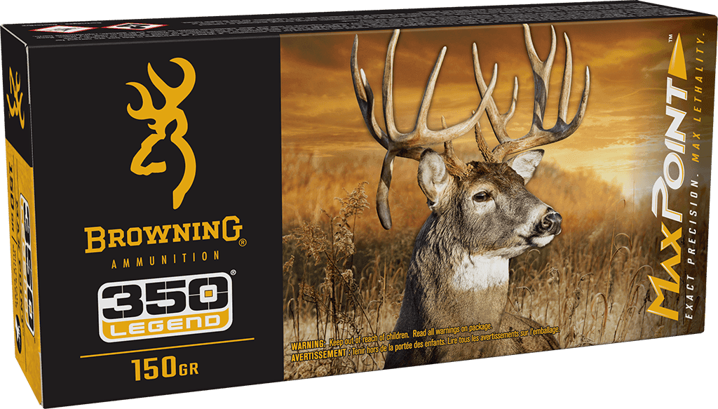 Browning Max Point 350 Legend 150 Grain 20 Rounds