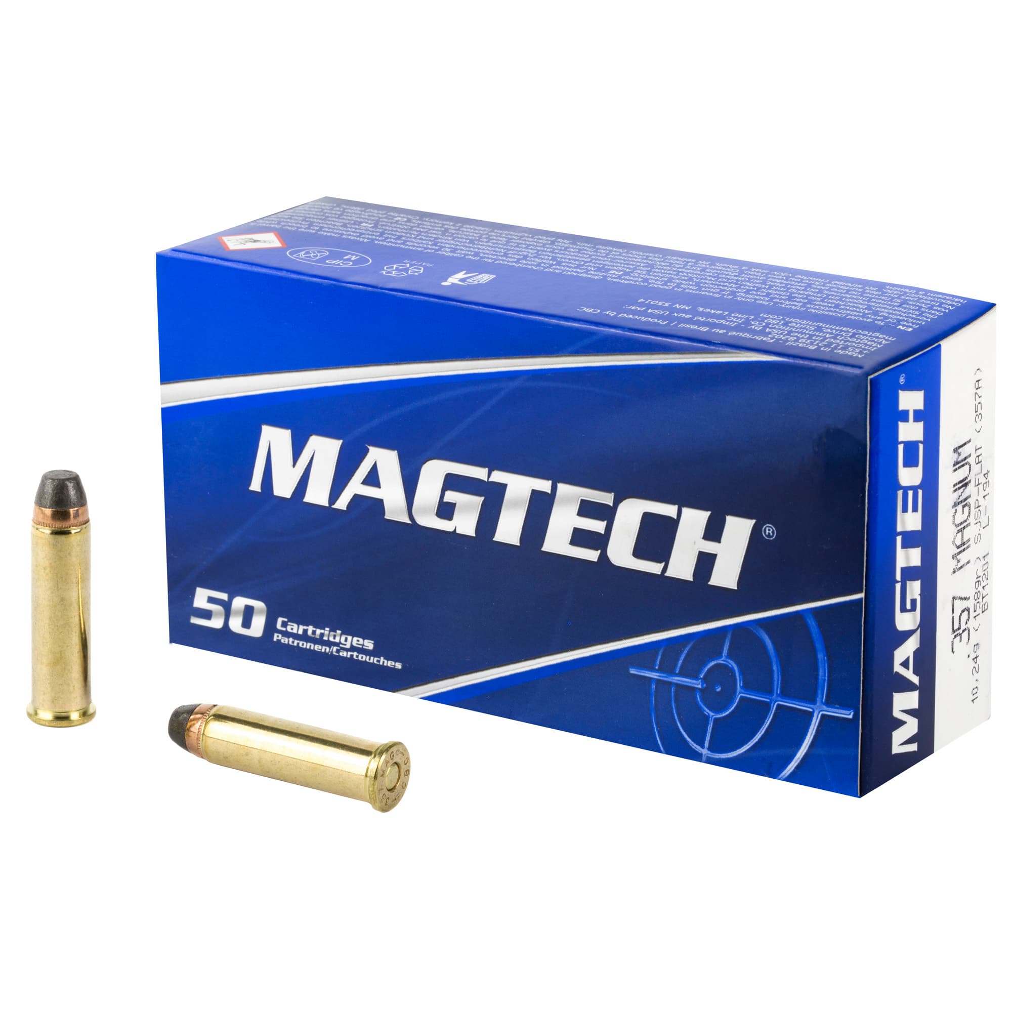 Magtech Range Training 357 Magnum Semi Jacketed Soft Point 158 Grain 50 Rounds