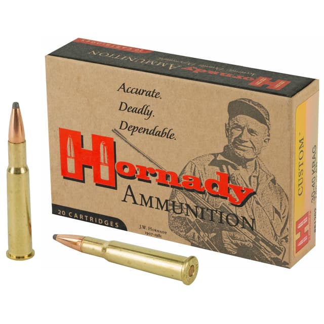 Hornady Custom Rifle 30-40 Krag Soft Point 180 Grain 20 Rounds
