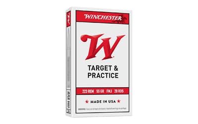 Winchester USA Rifle Ammo 223 Rem. 55 gr. FMJ 20 rd.