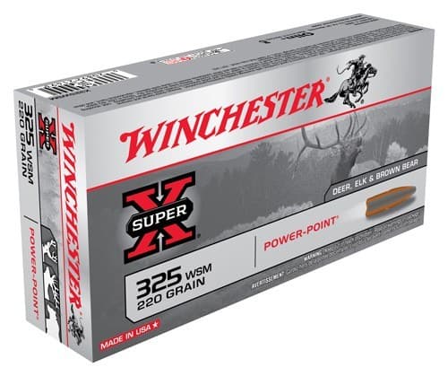 Winchester Super-X 325 WSM Power-Point 220 Grain 20 Rounds