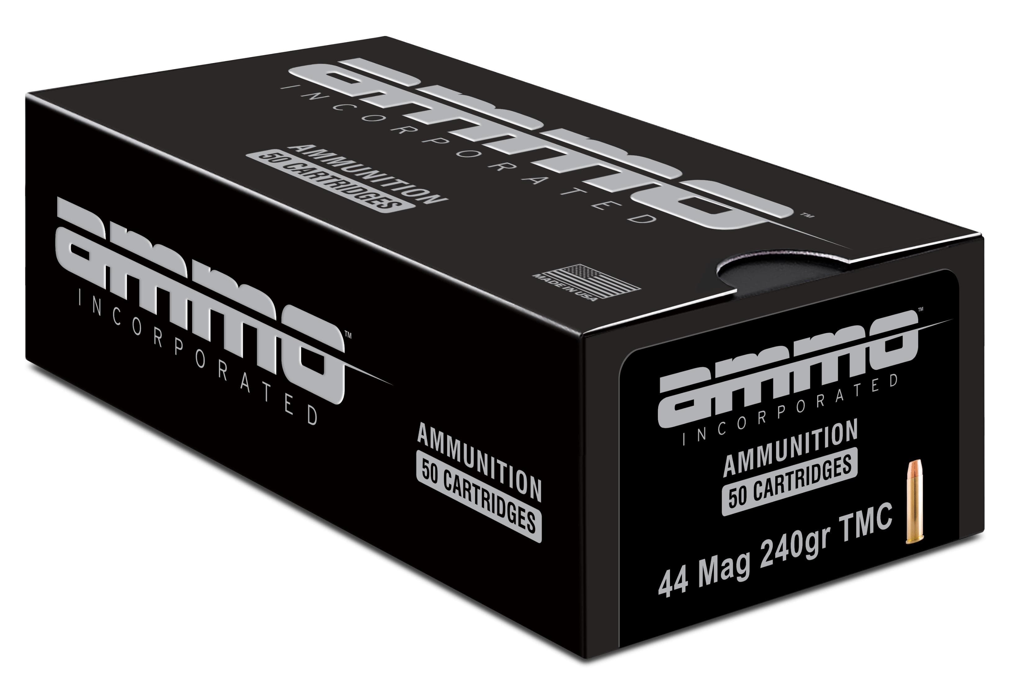 Ammo Inc Signature .44 Magnum Handgun Ammo - 240 Grain | TMC | 1000rd Case
