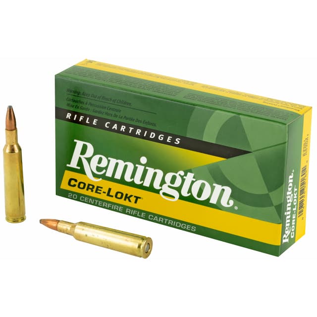 Remington Core-Lokt Centerfire Rifle Ammo 6mm Rem. 100 gr. Core-Lokt PSP 20 rd.