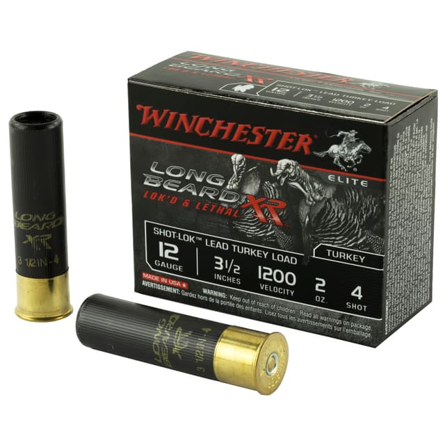 Winchester Long Beard XR Shot-Lok Load 12 Gauge Lead Shot 2 Ounce 10 Rounds