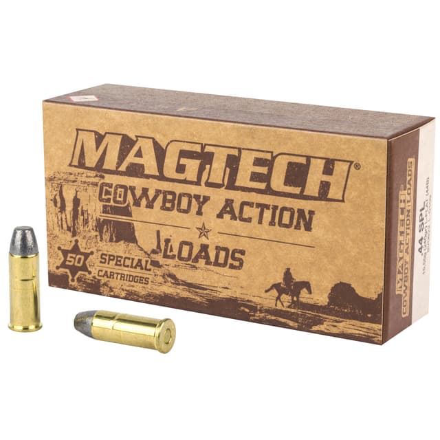 Magtech, Cowboy Action, 44 Smith & Wesson Special, Lead Flat Nose, 240 Grain, 50 Rounds
