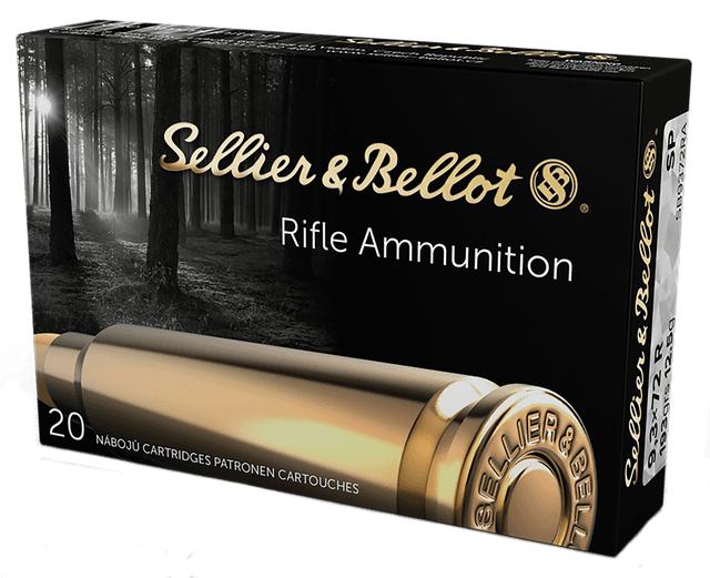 Sellier & Bellot SB9372RA 9.3mmx72R Soft Point 193 Grain 20 Rounds