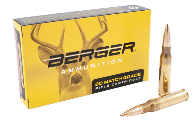 Bergara Berger Bullets 308 Winchester Hybrid Boat Tail 168 Grain 20 Rounds