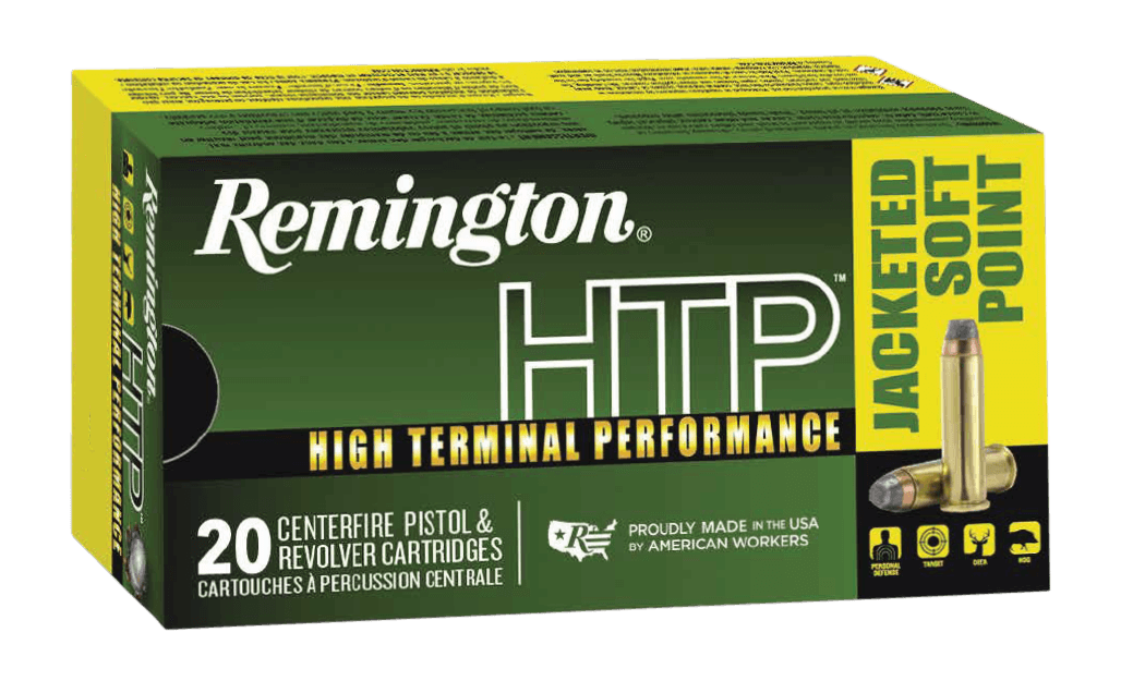 Remington HTP 41 Remington Magnum Jacketed Soft Point 210 Grain 20 Rounds
