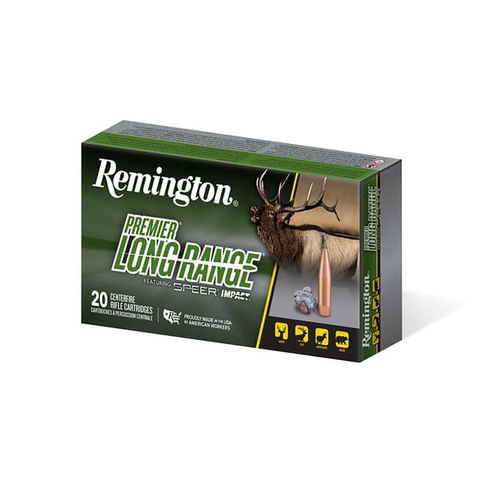 Remington Ammunition R21345 Premier Long Range 308Win 172gr Speer Impact 20 Rounds
