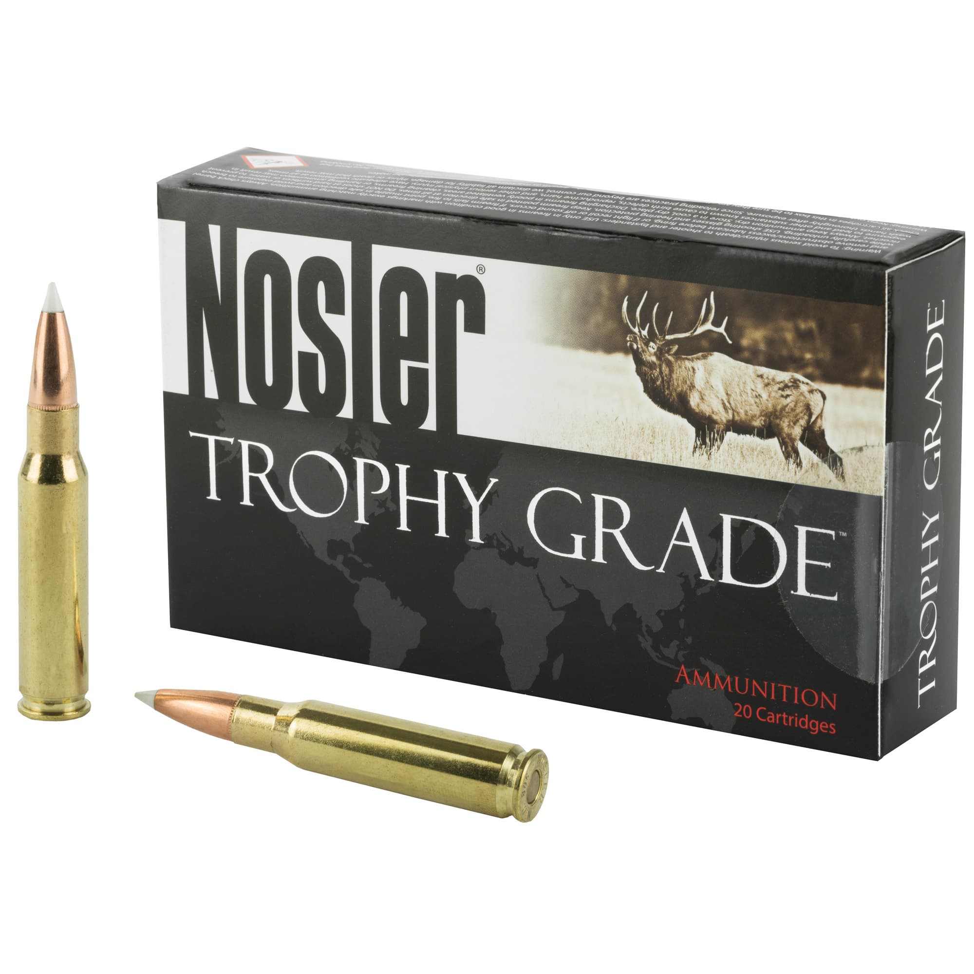 Nosler Trophy Grade 308 Winchester AccuBond Soft Point 150 Grain 20 Rounds