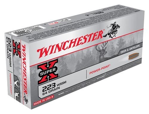Winchester Super X 223 Winchester Super Short Magnum PowerPoint 64 Grain 20 Rounds