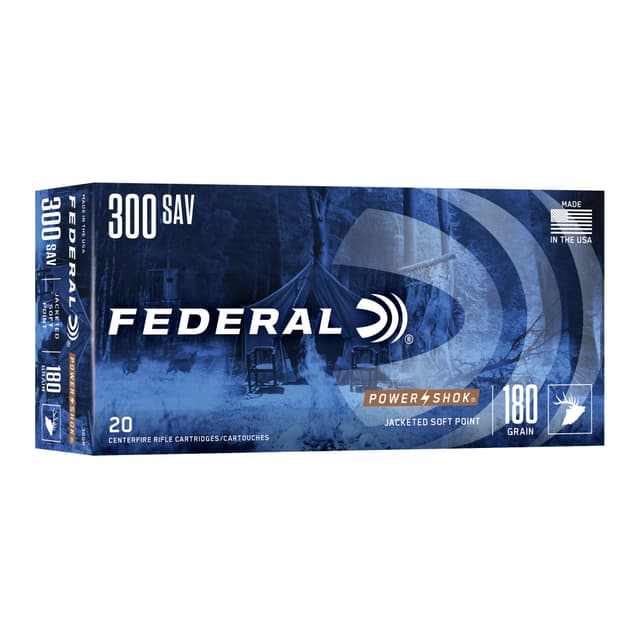 Federal Power-Shok .300 Savage Soft Point 180 Grain 20 Rounds