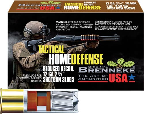Brenneke Tactical Home Defense Slugs 12 ga. 2 3/4 in. 1 oz. 5 rd.