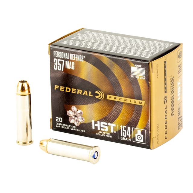 Federal, Personal Defense Hst, 357 Magnum, Hollow Point, 154 Grain, 20 Rounds