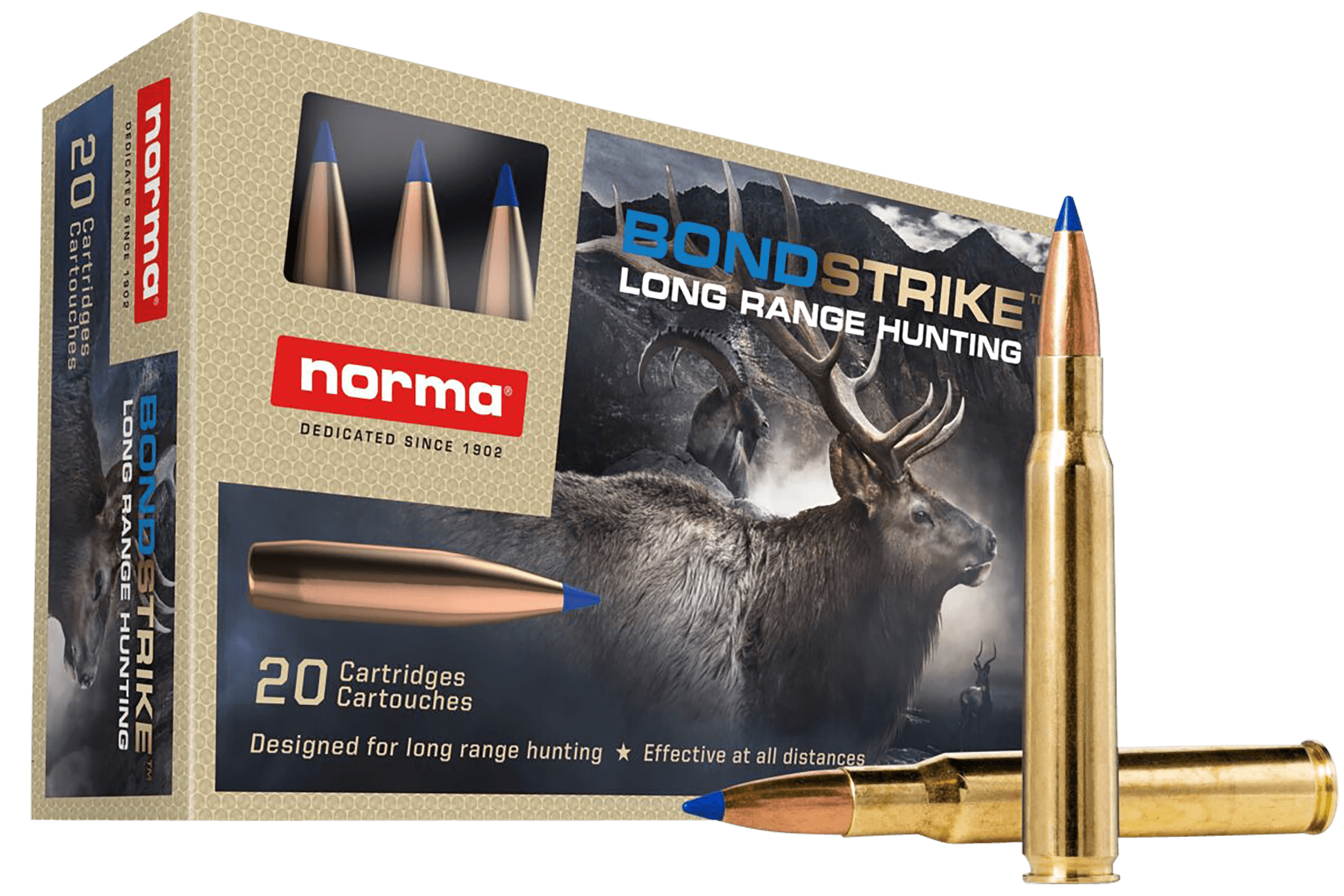 Norma Ammunition 20176422 Dedicated Hunting Bondstrike Extreme 30-06Springfield 180gr Bonded Polymer Tip 20 Rounds