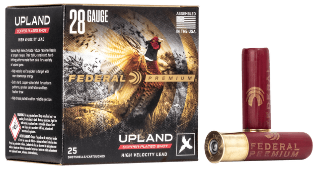 Federal Premium Wing-Shok 28 Gauge Copper-Plated Shot 3/4 Ounce 25 Rounds