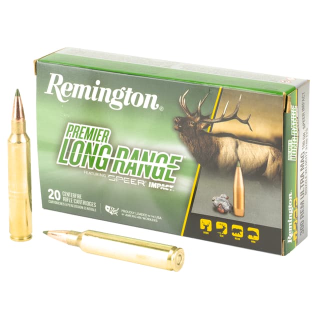 Remington Premier Long Range 300 Remington Ultra Magnum Polymer Tip 190 Grain 20 Rounds