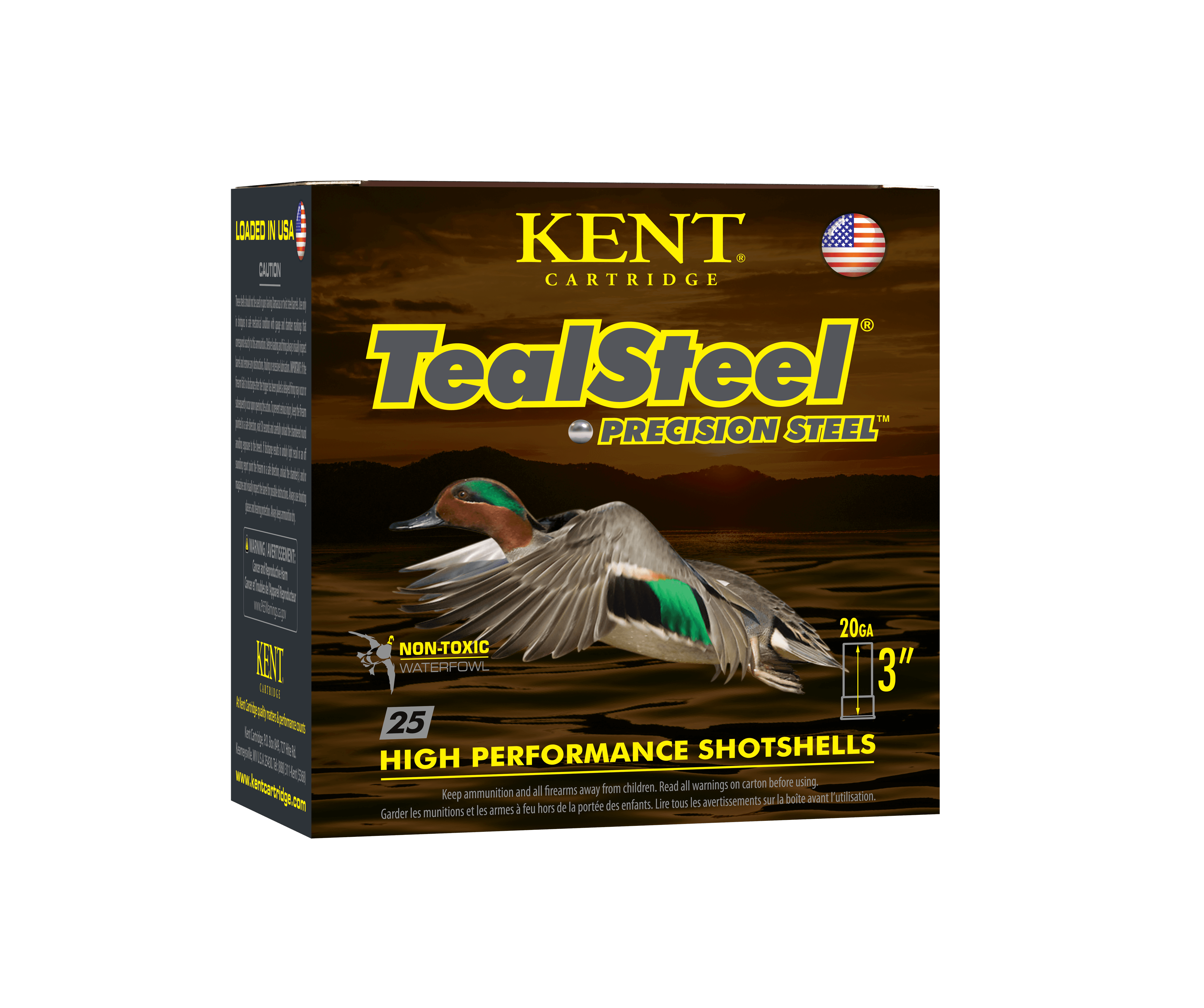 Kent Teal Steel Load 20 ga. 3 in. 1 oz. 6 Shot 25 rd.
