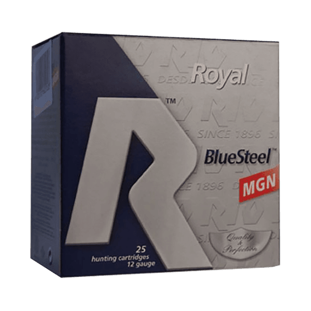 Rio Ammunition RBSM323 Royal BlueSteel  12Gauge 3" 1 1/8oz 3Shot 25 Rounds
