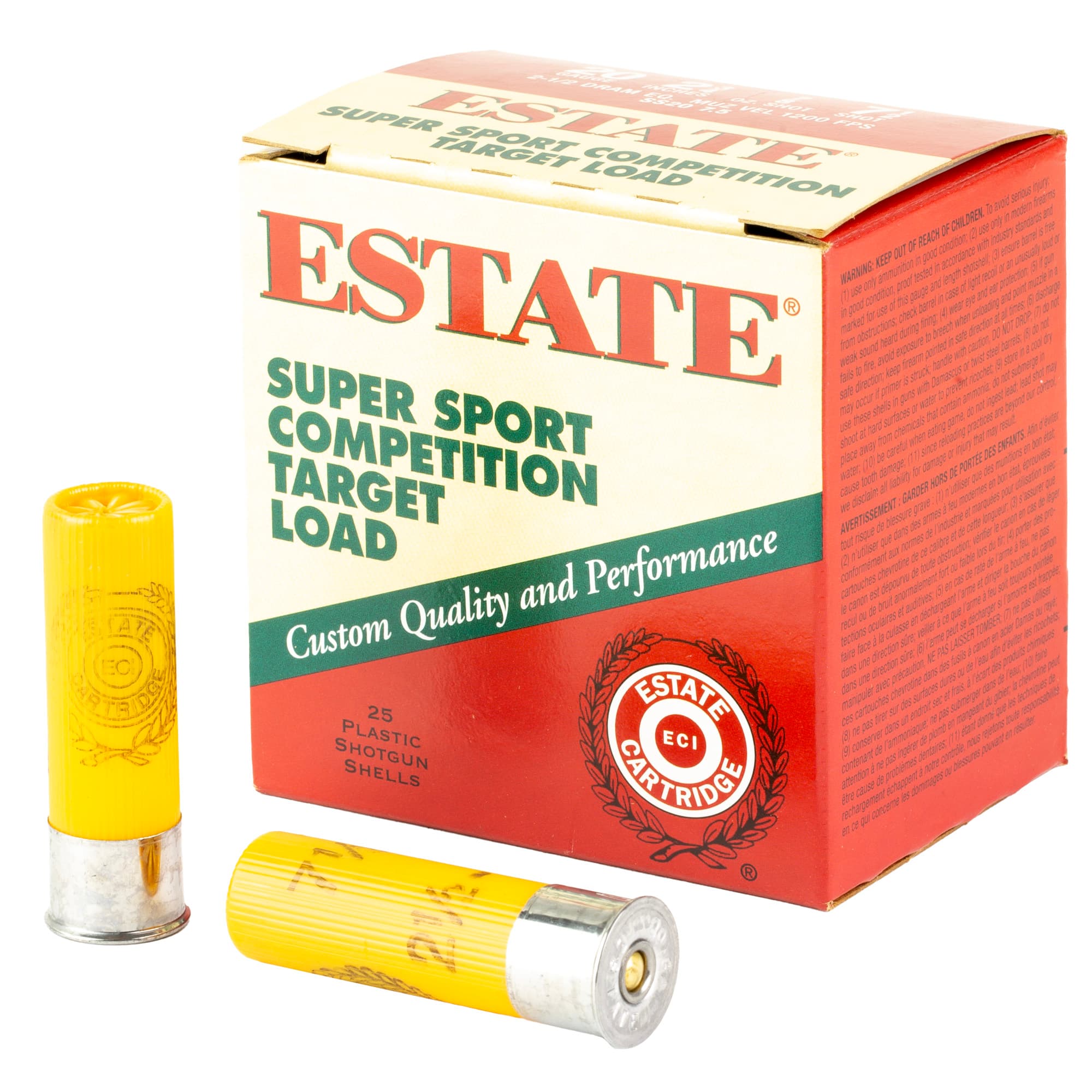 Federal Estate Super Sport 20 Gauge Shot 7.5 Grain 25 Rounds