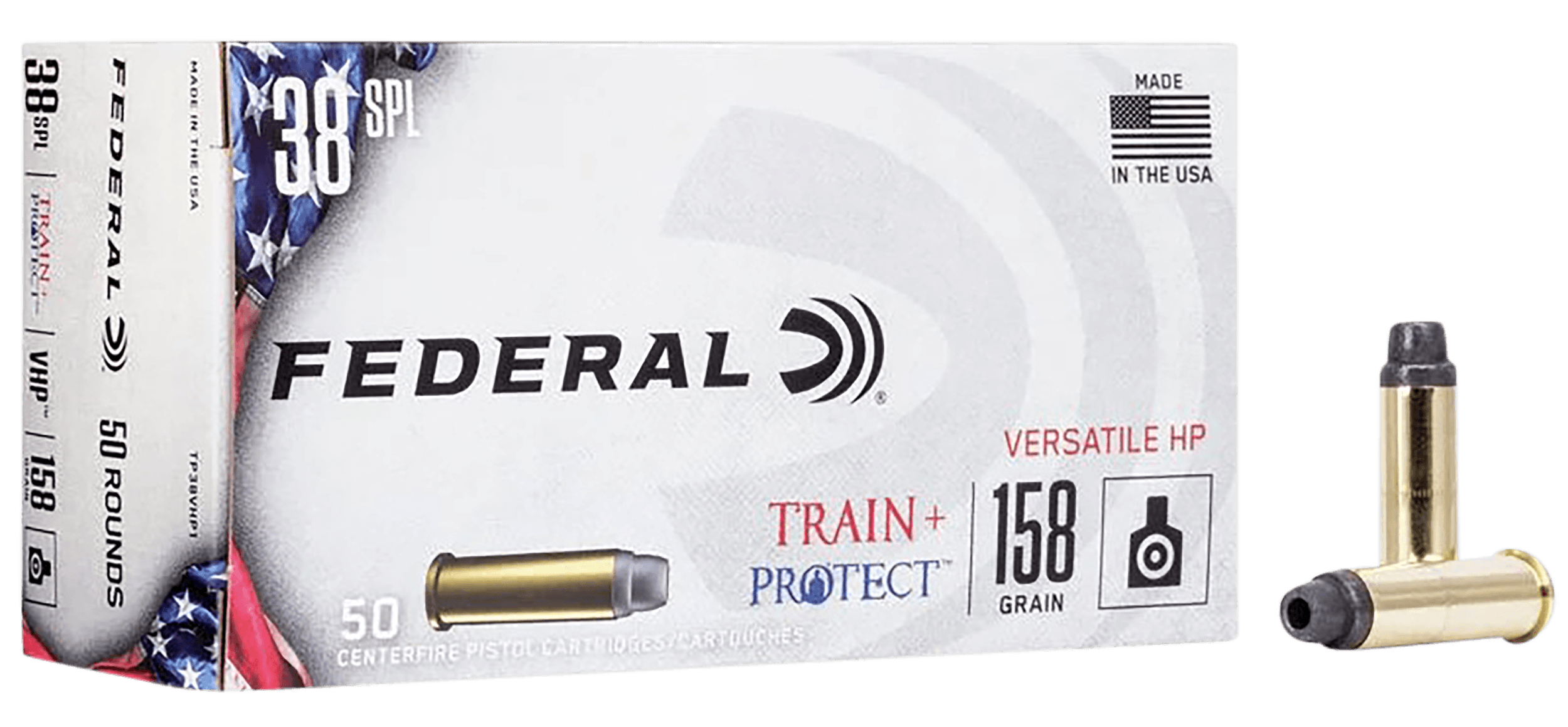 Federal Train + Protect 38 Special VHP 158 Grain 50 Rounds