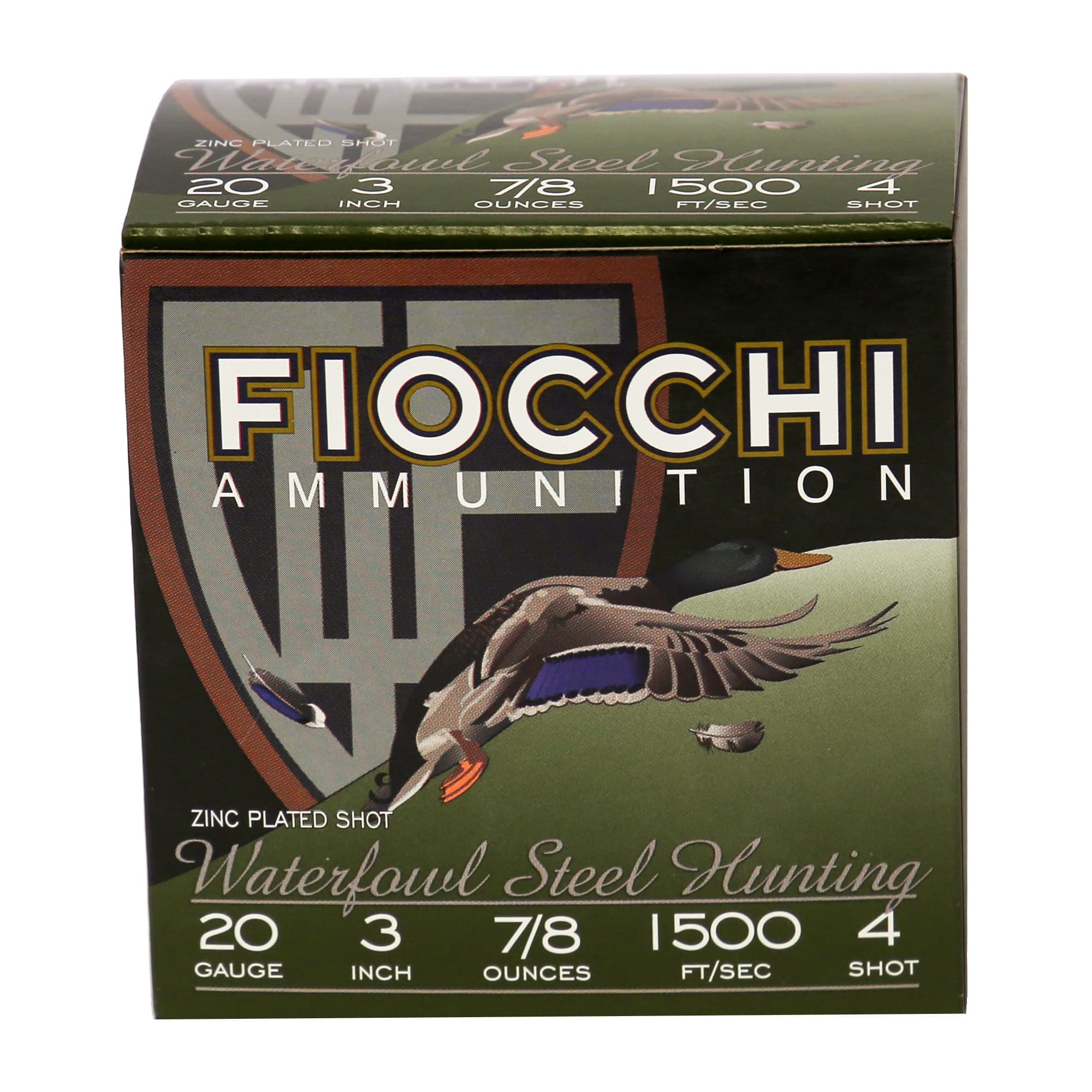Fiocchi Speed Steel 20 Gauge Steel Shot 7/8 oz 25 Rounds