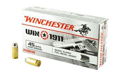 Winchester Win1911 45 ACP Full Metal Jacket 230 Grain 50 Rounds